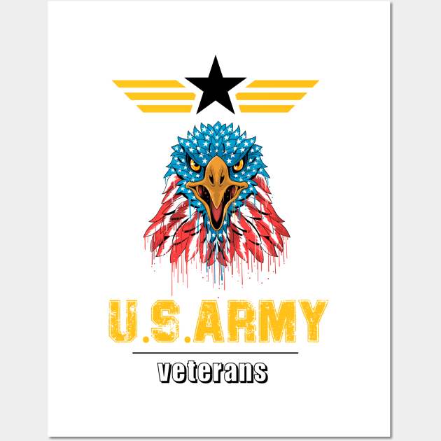 veterans day army Wall Art by barwarrior